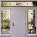 Entryway Stained Glass Sidelights San Antonio