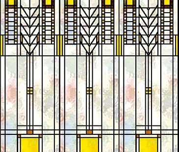 frank lloyd wrightchurch stained glass design